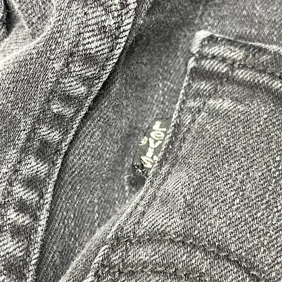 Levis Bootcut Jeans Women 4 Gray Perfectly Slimming Denim Mid Rise PUCKERING - Picture 6 of 7